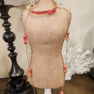 Vintage Kate Spade Pink necklace and bracelet set